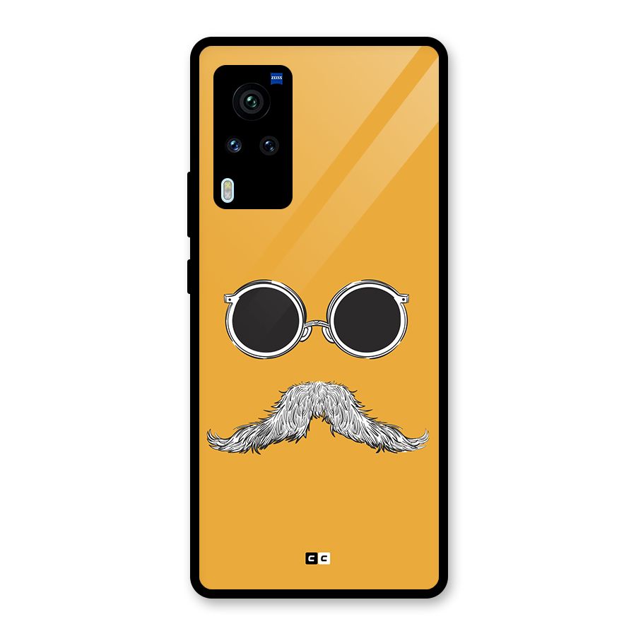 Goggle Man Glass Back Case for Vivo X60 Pro