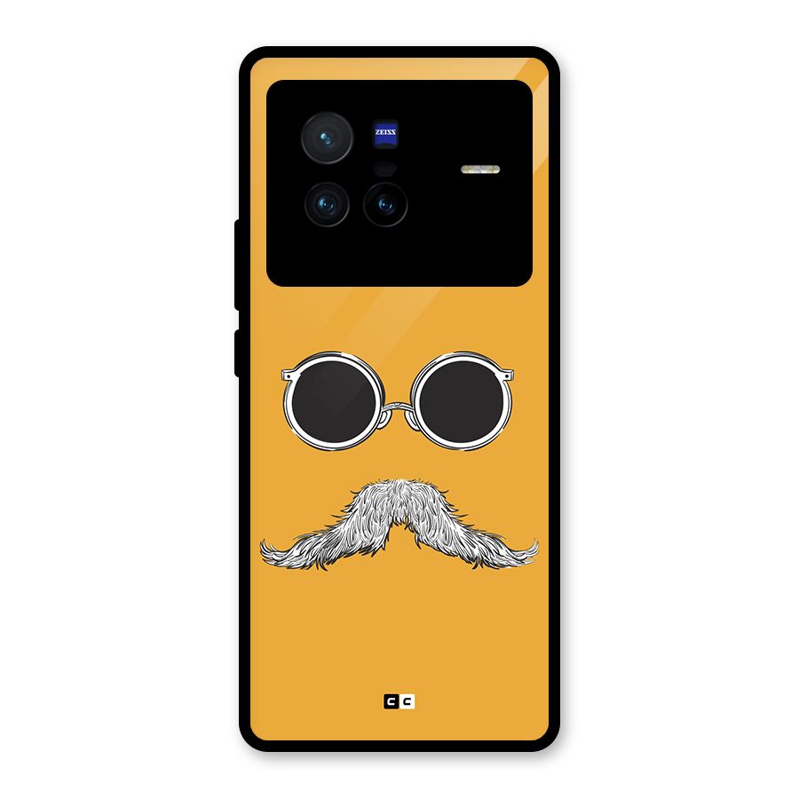 Goggle Man Glass Back Case for Vivo X80