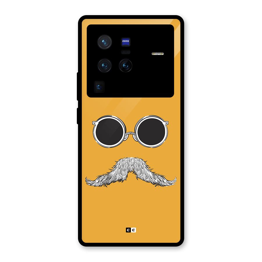 Goggle Man Glass Back Case for Vivo X80 Pro