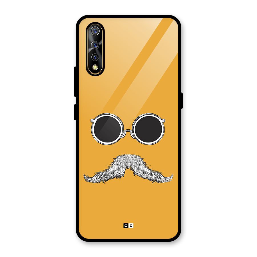 Goggle Man Glass Back Case for Vivo Z1x