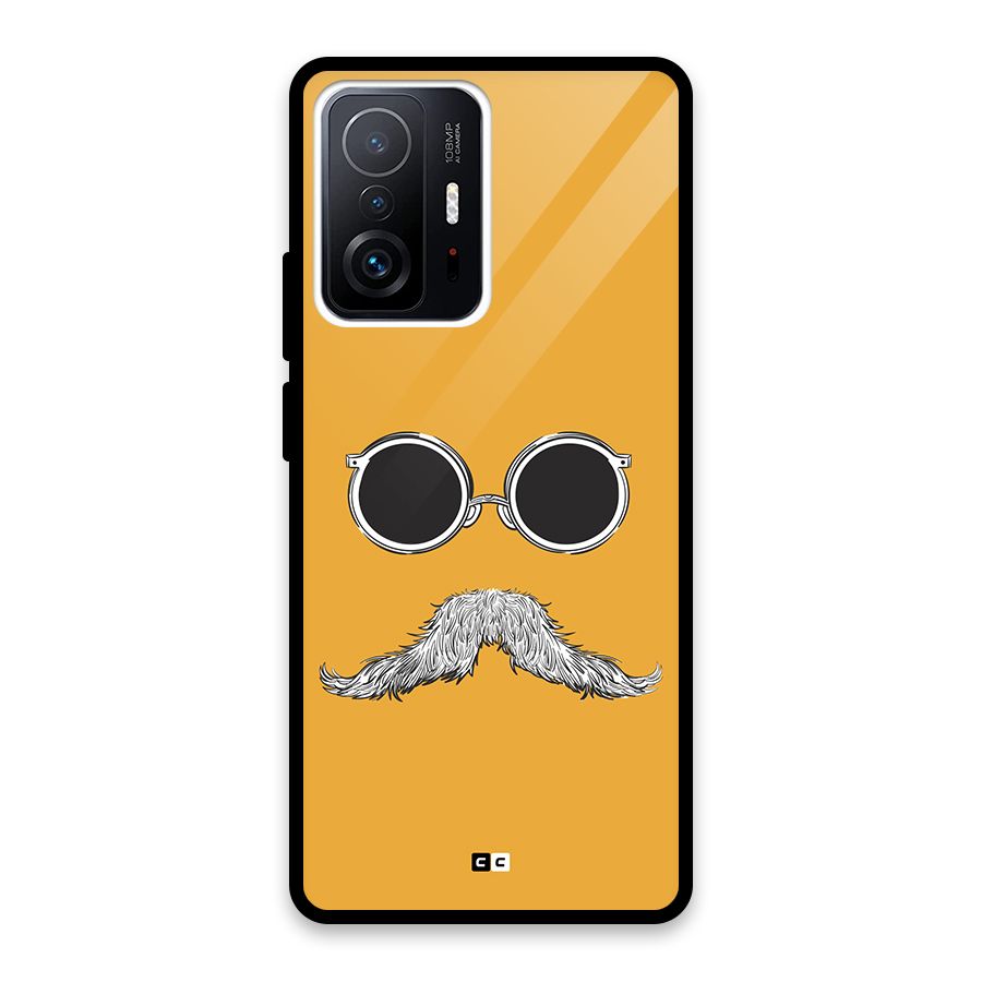 Goggle Man Glass Back Case for Xiaomi 11T Pro
