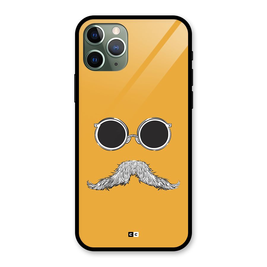 Goggle Man Glass Back Case for iPhone 11 Pro