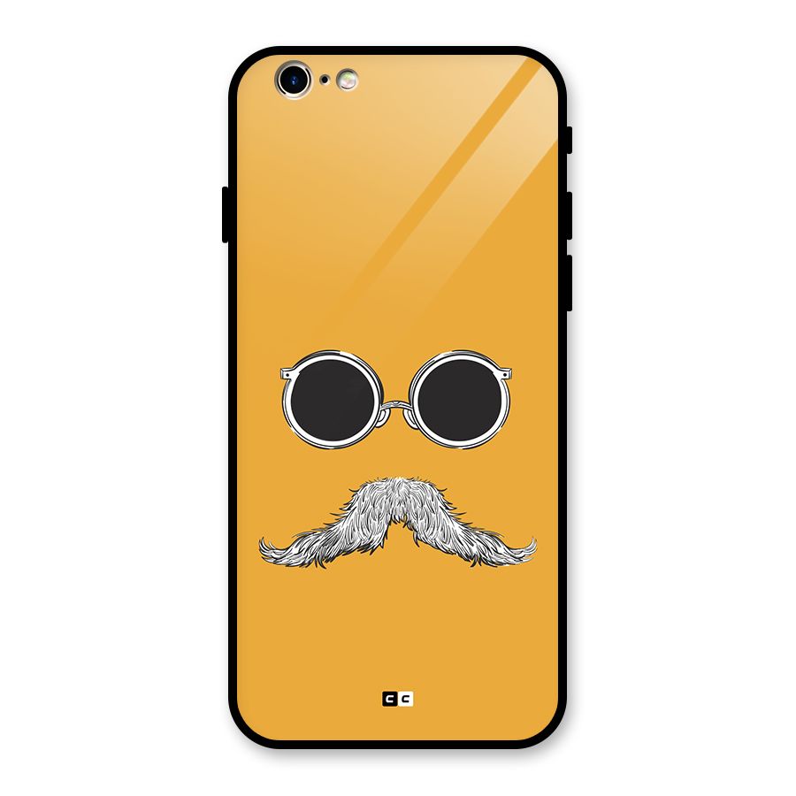 Goggle Man Glass Back Case for iPhone 6 6S