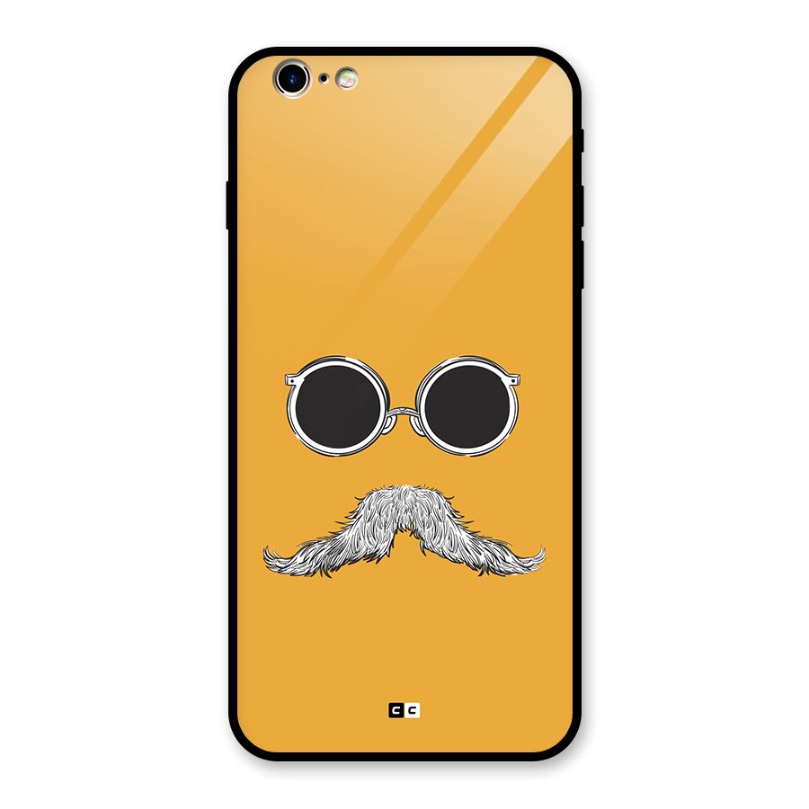 Goggle Man Glass Back Case for iPhone 6 Plus 6S Plus
