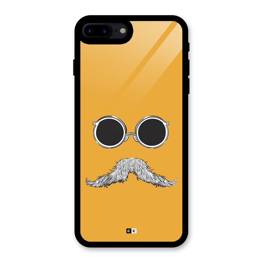 Goggle Man Glass Back Case for iPhone 7 Plus