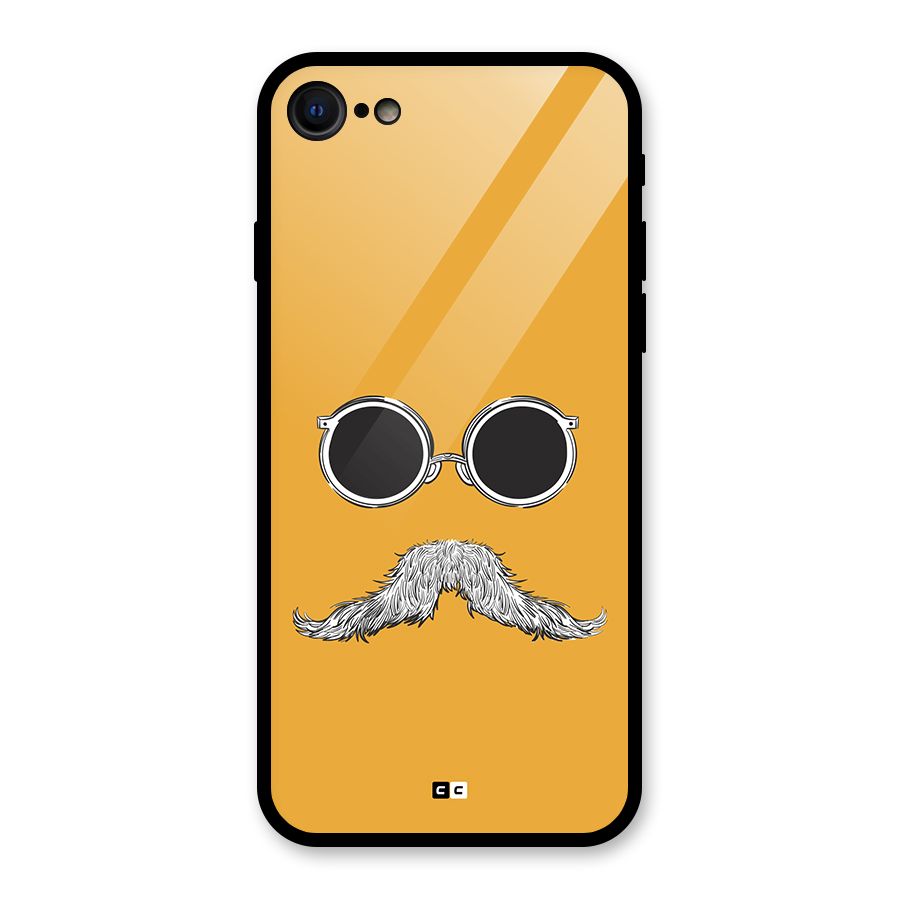 Goggle Man Glass Back Case for iPhone SE 2022