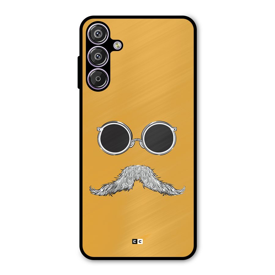 Goggle Man Metal Back Case for Galaxy F15