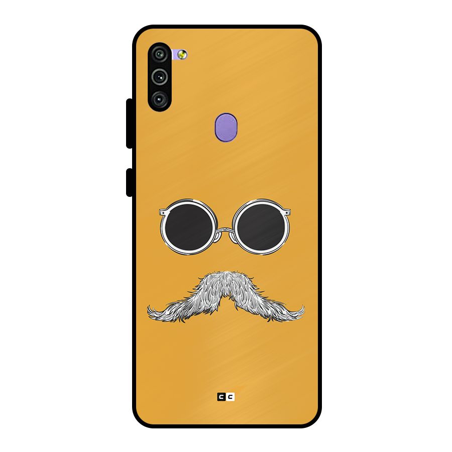 Goggle Man Metal Back Case for Galaxy M11