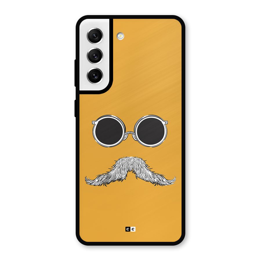 Goggle Man Metal Back Case for Galaxy S21 FE 5G