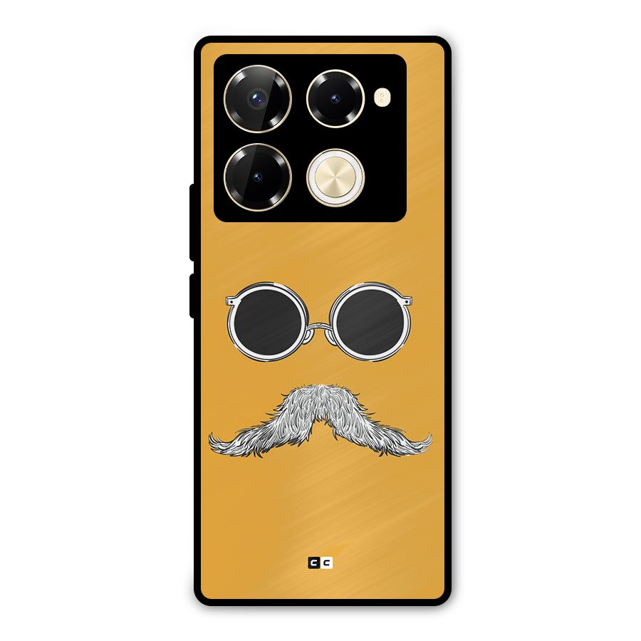 Goggle Man Metal Back Case for Infinix Note 40 Pro Plus