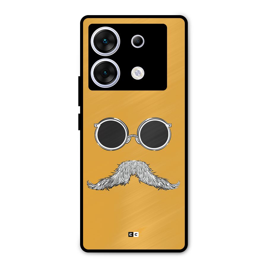 Goggle Man Metal Back Case for Infinix Zero 30 5G