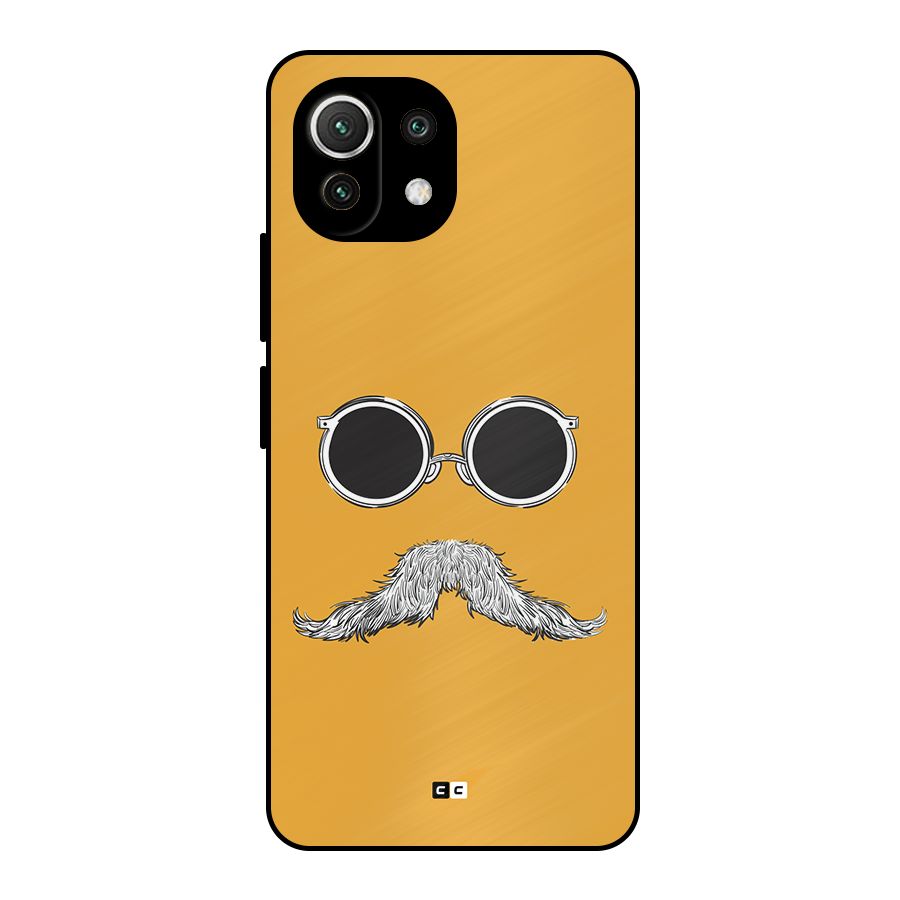 Goggle Man Metal Back Case for Mi 11 Lite