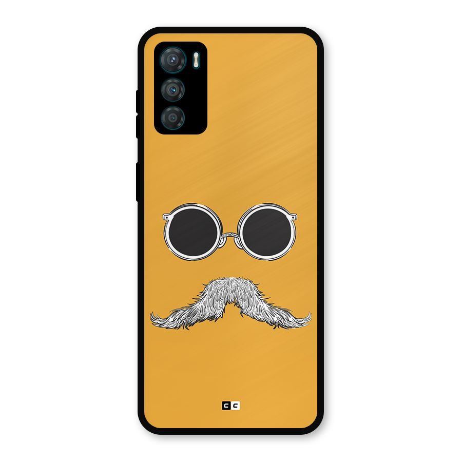 Goggle Man Metal Back Case for Moto G42