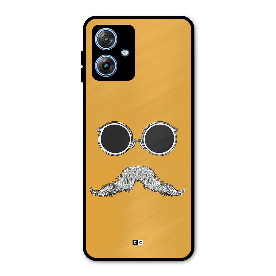 Goggle Man Metal Back Case for Moto G54