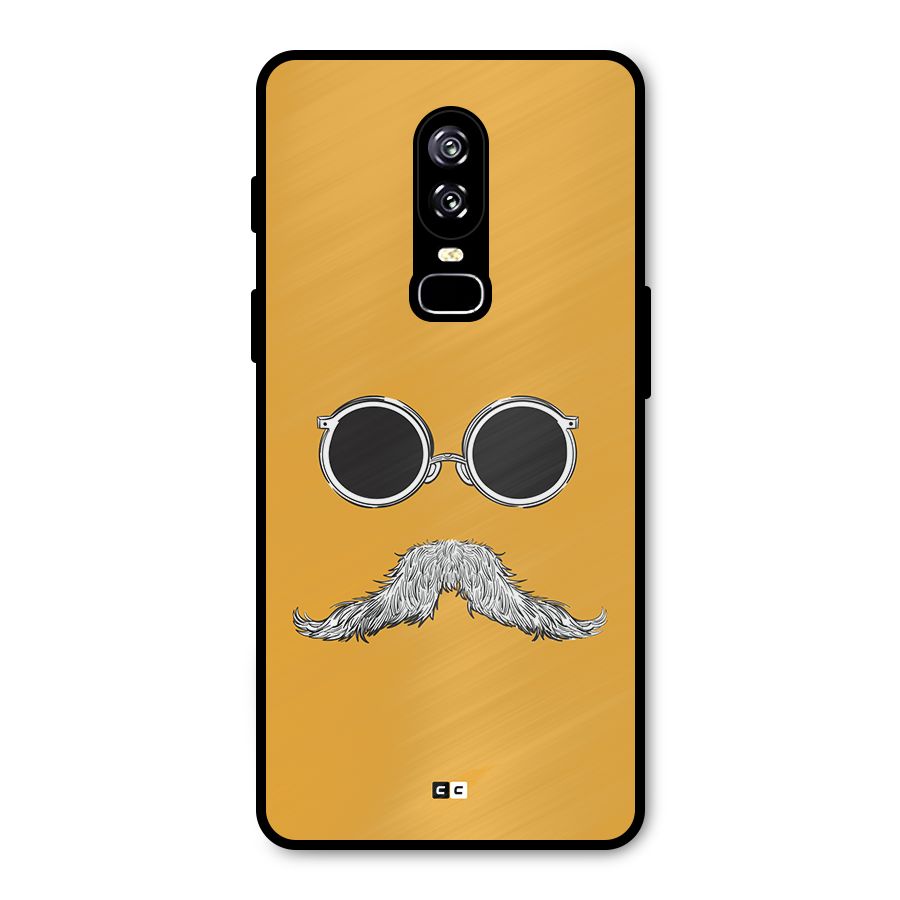 Goggle Man Metal Back Case for OnePlus 6