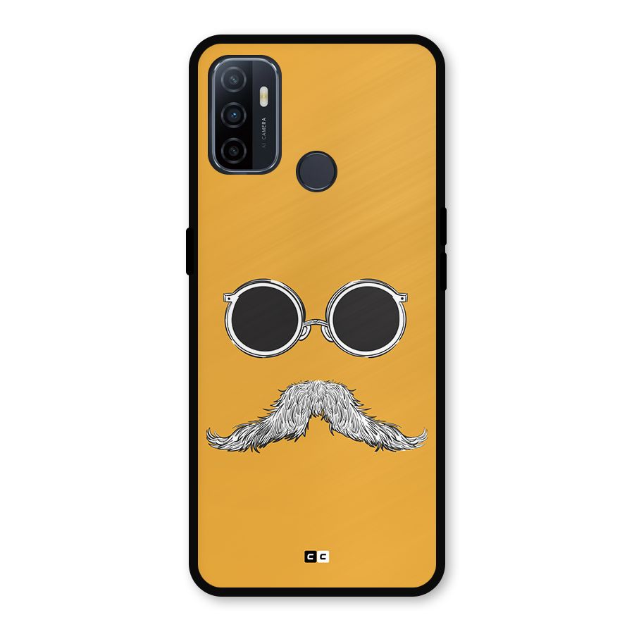 Goggle Man Metal Back Case for Oppo A53