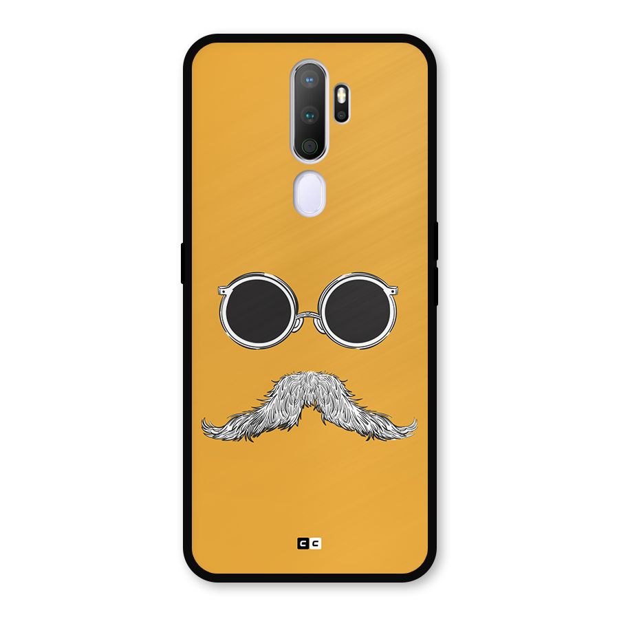 Goggle Man Metal Back Case for Oppo A9 (2020)