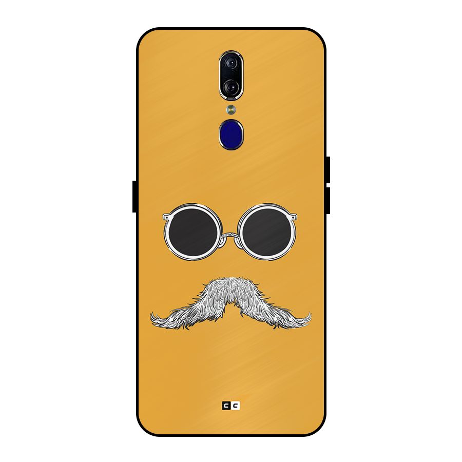 Goggle Man Metal Back Case for Oppo F11