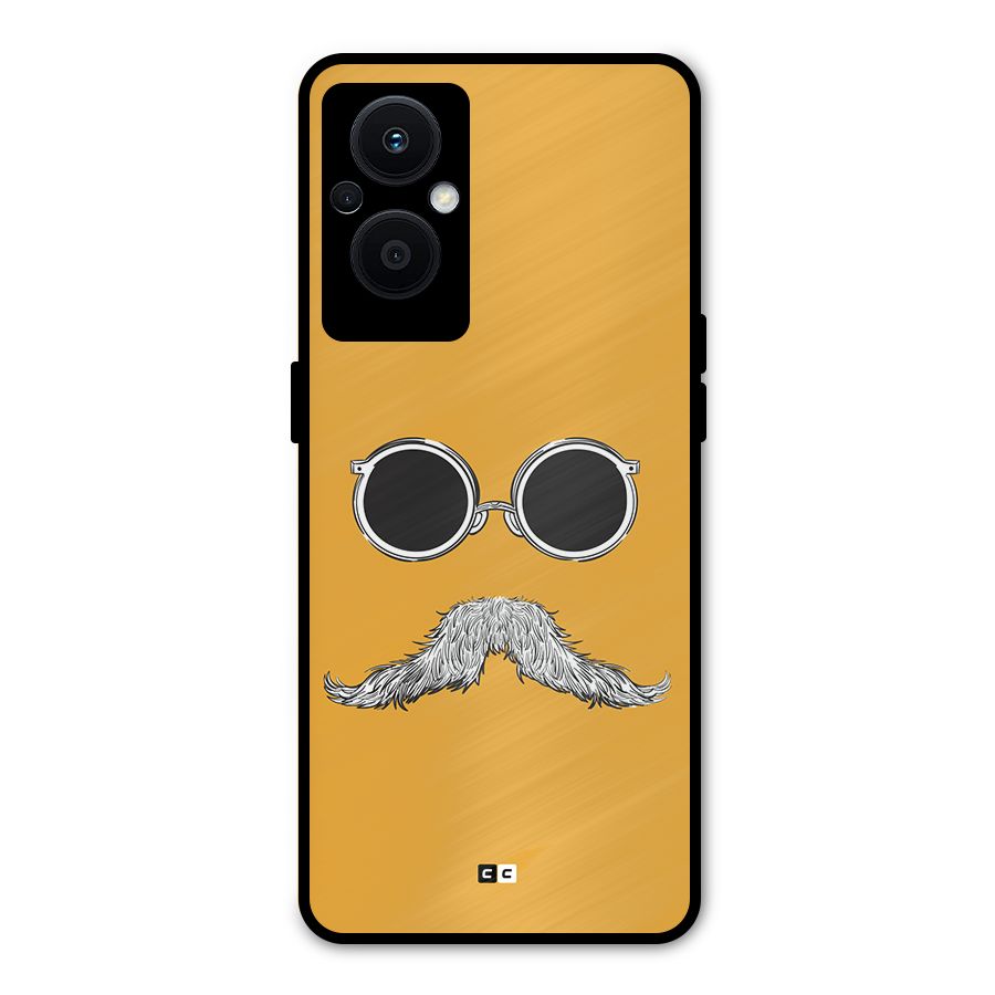 Goggle Man Metal Back Case for Oppo F21 Pro 5G