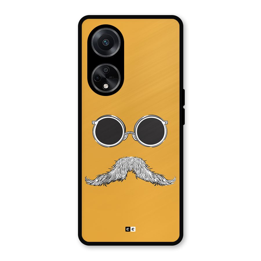 Goggle Man Metal Back Case for Oppo F23