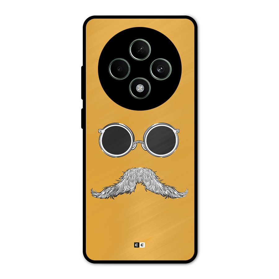 Goggle Man Metal Back Case for Oppo F27