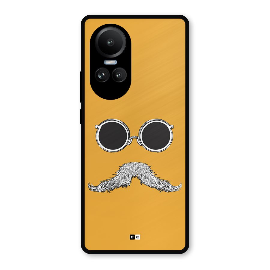 Goggle Man Metal Back Case for Oppo Reno10