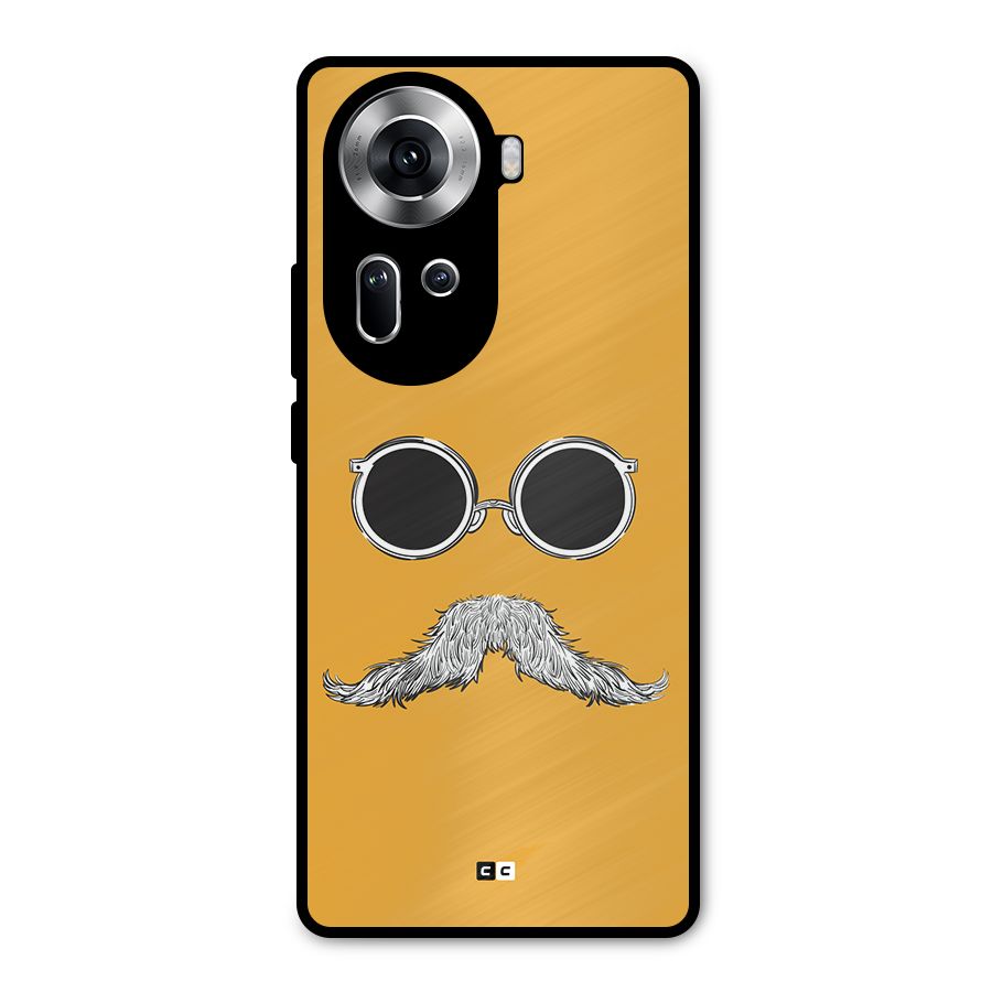 Goggle Man Metal Back Case for Oppo Reno11 5G