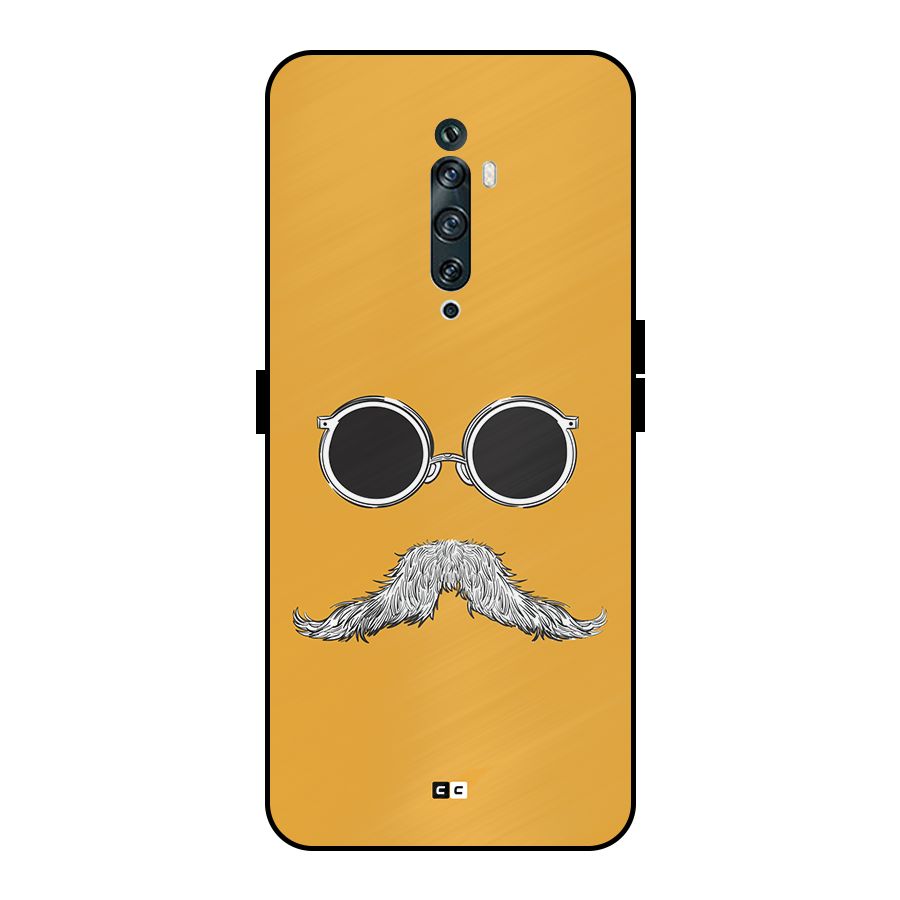 Goggle Man Metal Back Case for Oppo Reno2 F