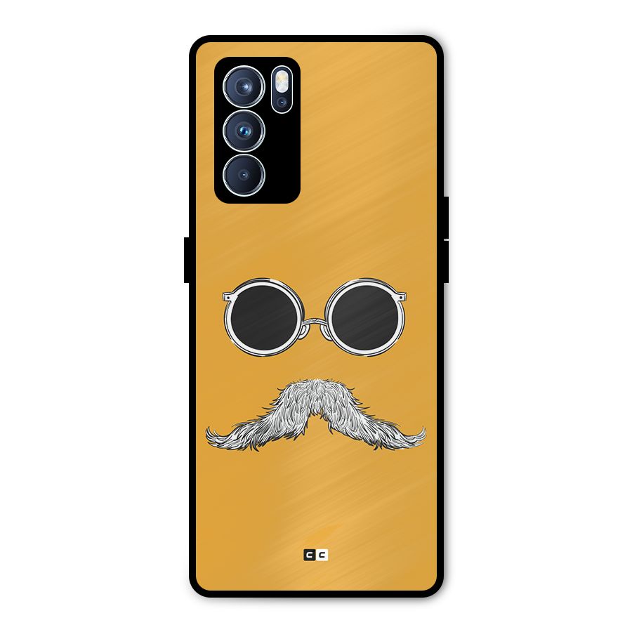 Goggle Man Metal Back Case for Oppo Reno6 Pro 5G