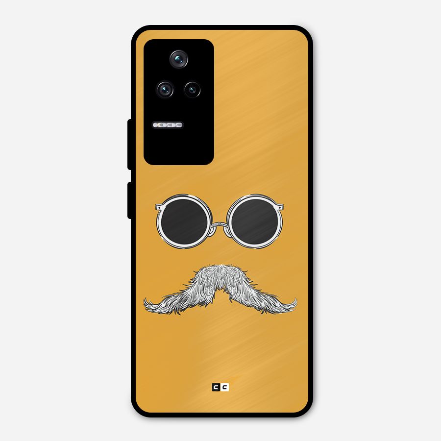 Goggle Man Metal Back Case for Poco F4 5G