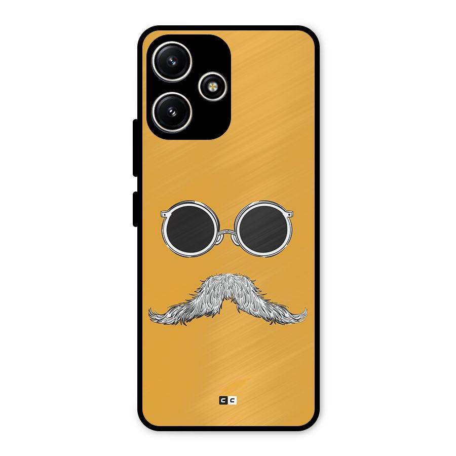 Goggle Man Metal Back Case for Poco M6 Pro