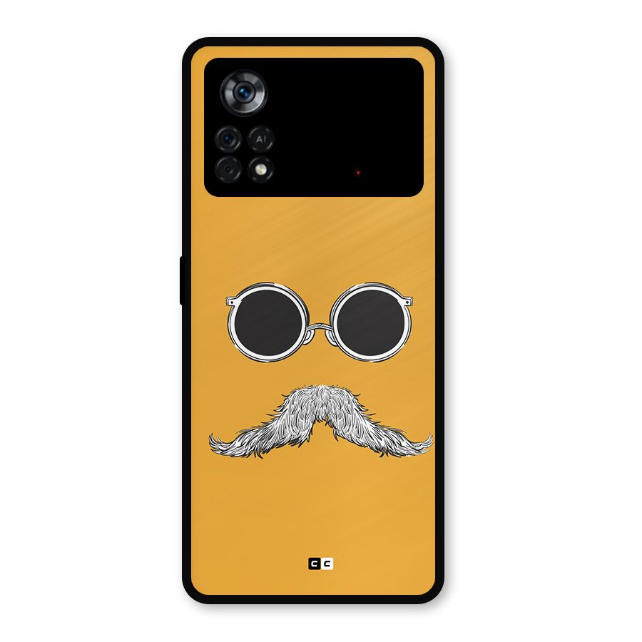 Goggle Man Metal Back Case for Poco X4 Pro 5G