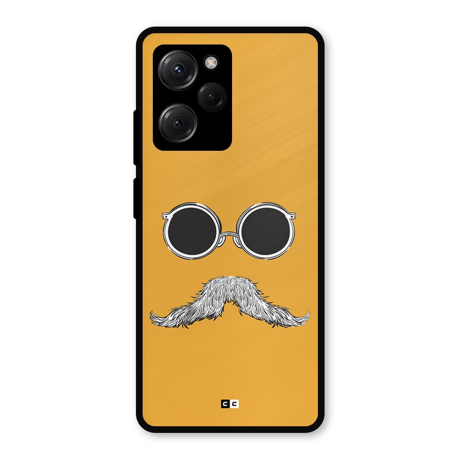 Goggle Man Metal Back Case for Poco X5 Pro