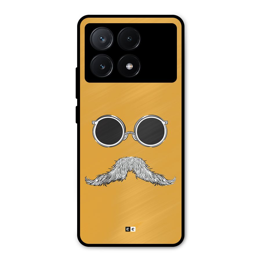 Goggle Man Metal Back Case for Poco X6 Pro
