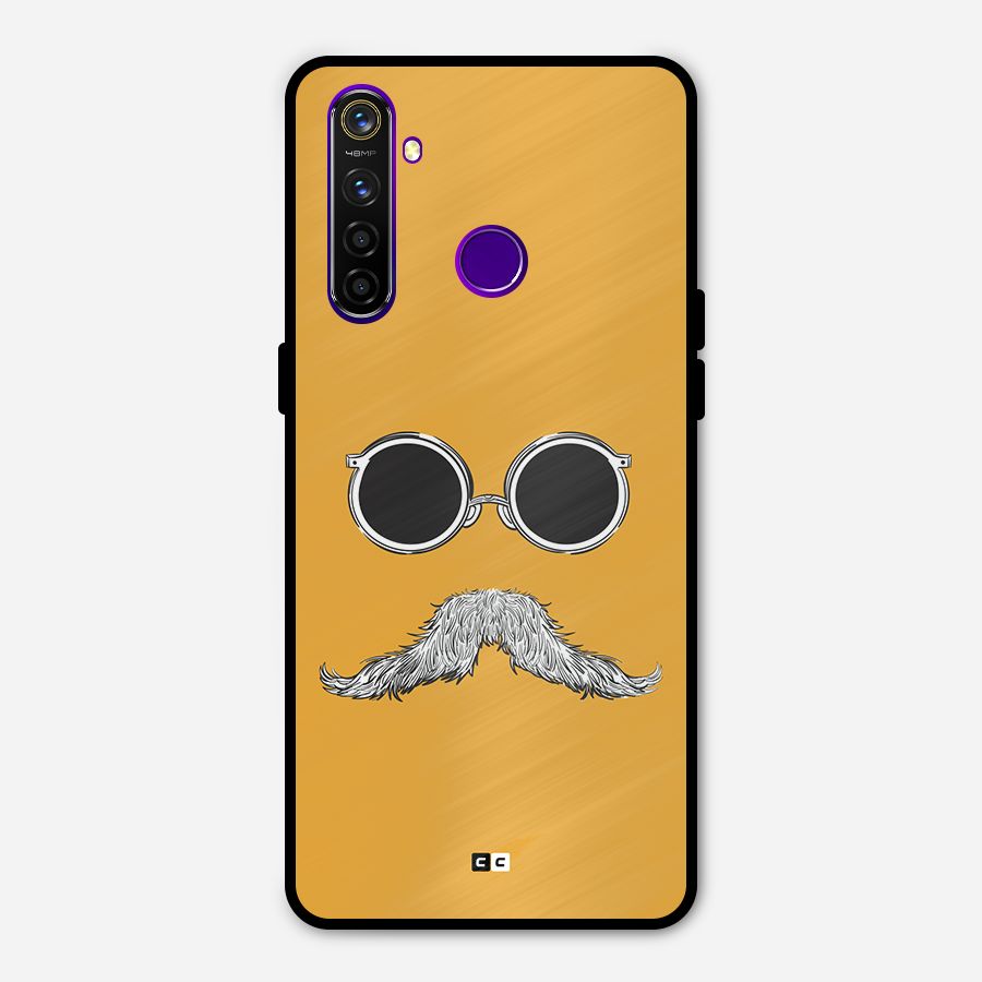 Goggle Man Metal Back Case for Realme 5 Pro