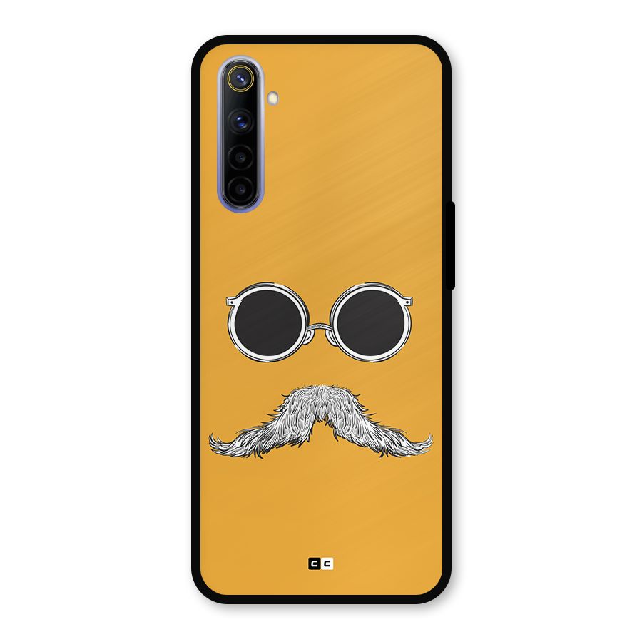 Goggle Man Metal Back Case for Realme 6
