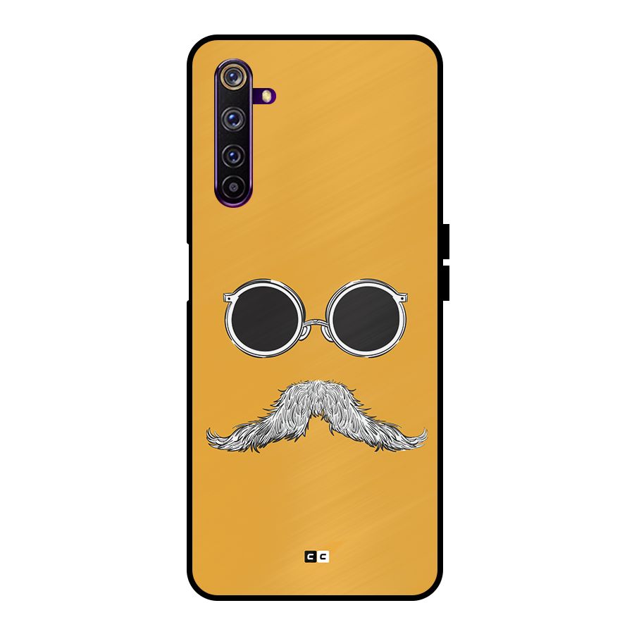 Goggle Man Metal Back Case for Realme 6 Pro