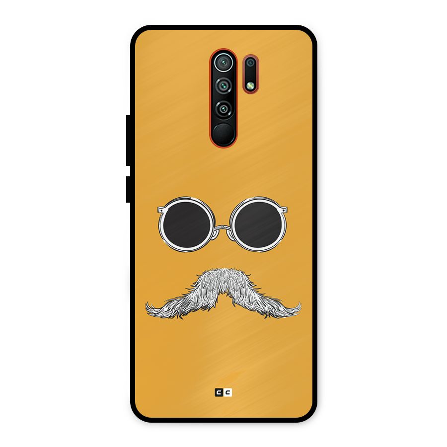 Goggle Man Metal Back Case for Redmi 9 Prime