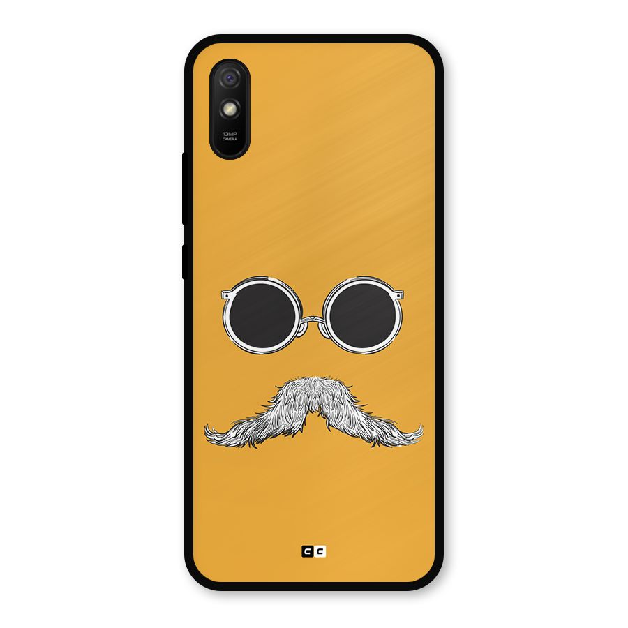 Goggle Man Metal Back Case for Redmi 9a