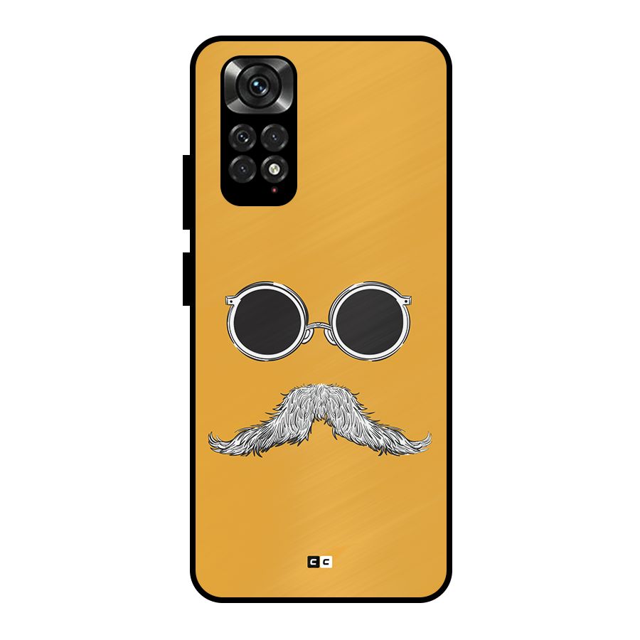 Goggle Man Metal Back Case for Redmi Note 11 Pro