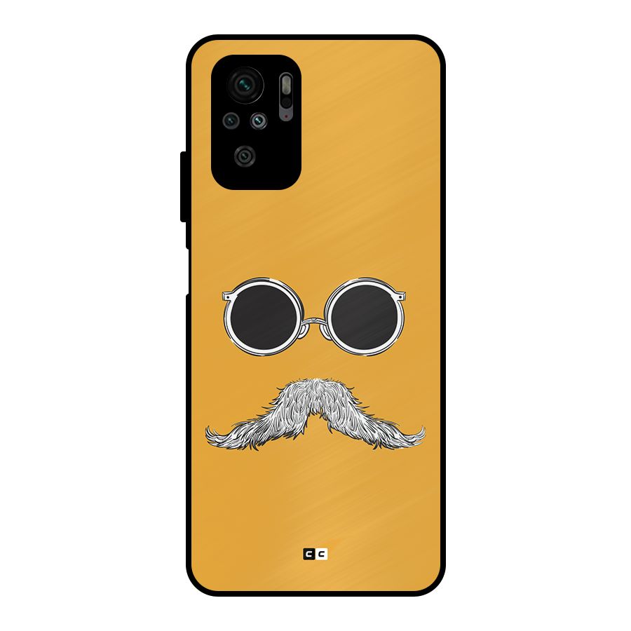 Goggle Man Metal Back Case for Redmi Note 11 SE