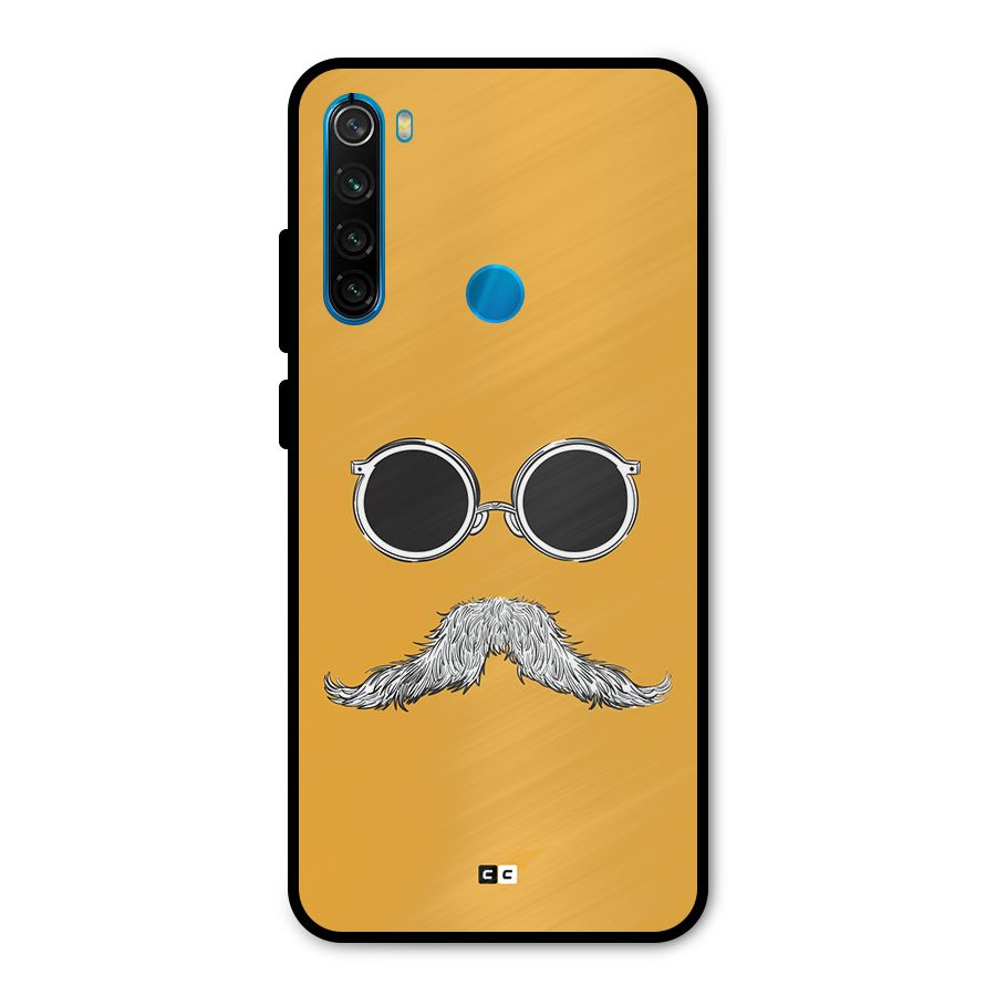 Goggle Man Metal Back Case for Redmi Note 8