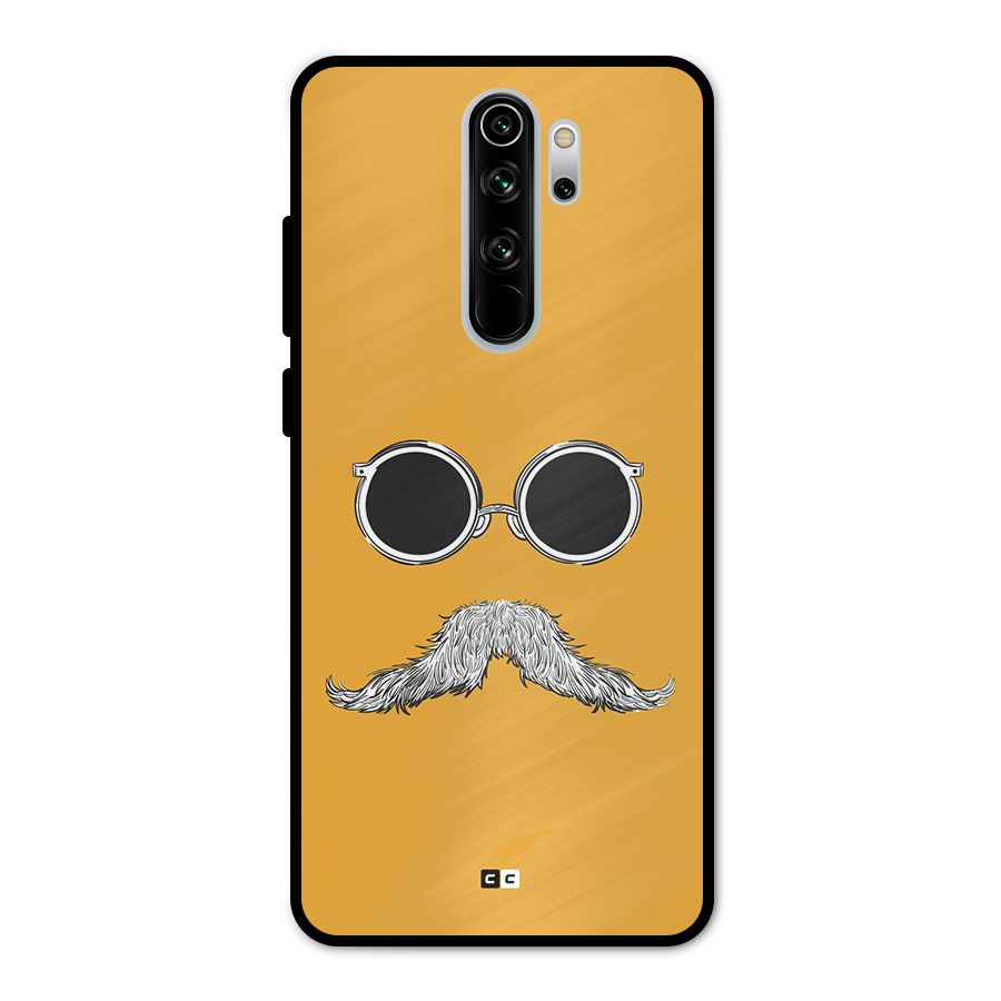 Goggle Man Metal Back Case for Redmi Note 8 Pro
