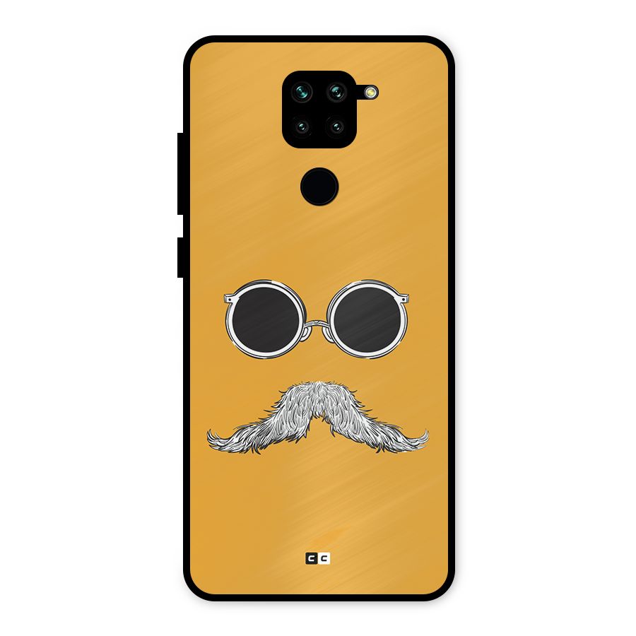 Goggle Man Metal Back Case for Redmi Note 9