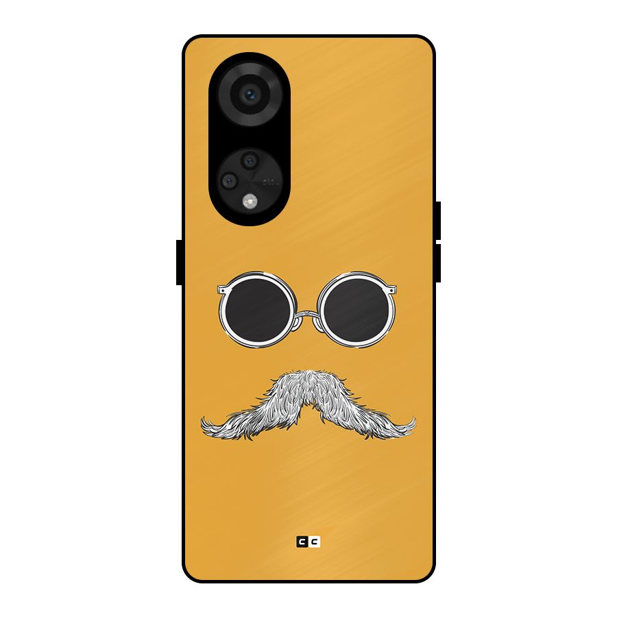 Goggle Man Metal Back Case for Reno8 T 5G