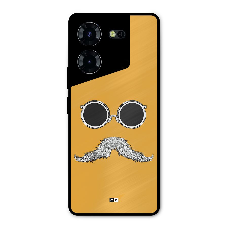 Goggle Man Metal Back Case for Tecno Pova 5 Pro 5G