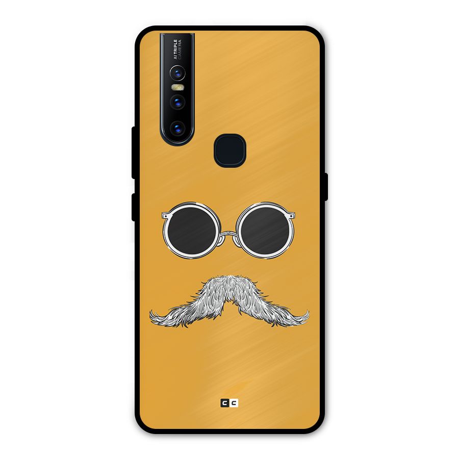 Goggle Man Metal Back Case for Vivo V15