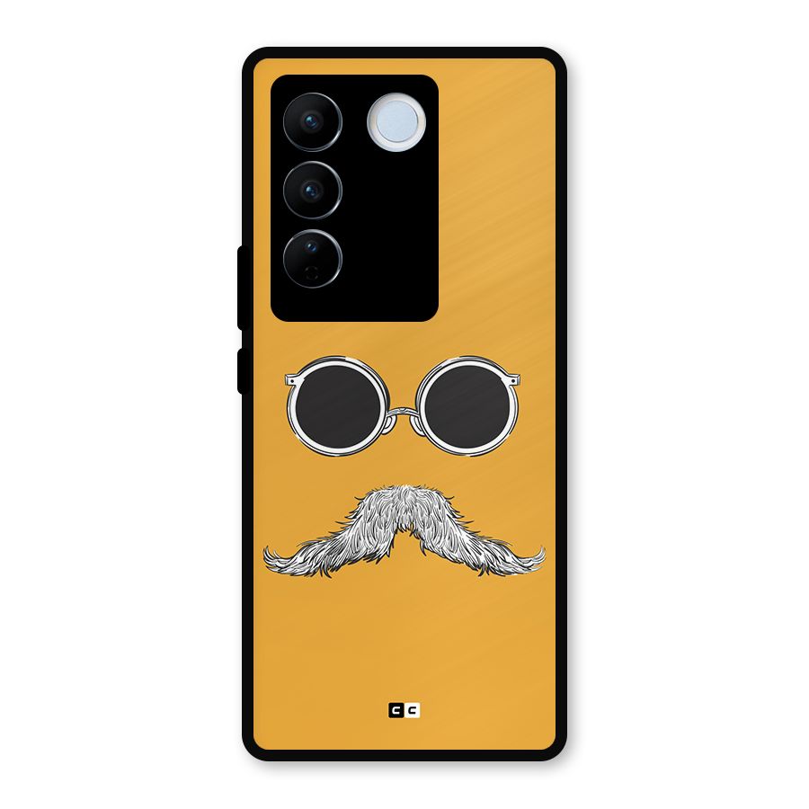 Goggle Man Metal Back Case for Vivo V27 Pro