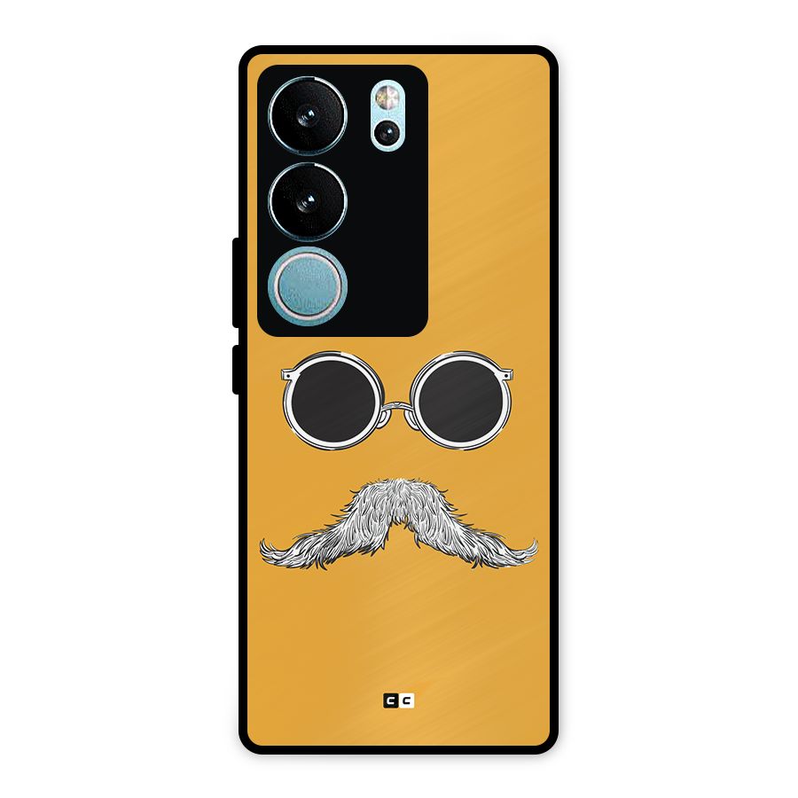 Goggle Man Metal Back Case for Vivo V29 Pro