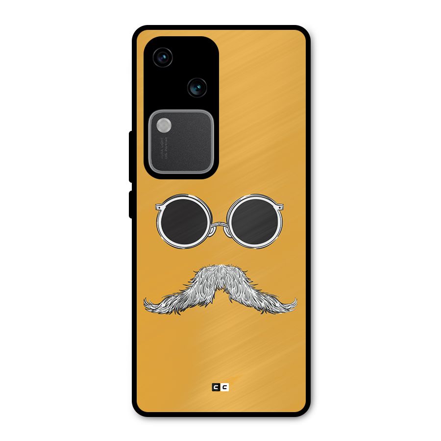 Goggle Man Metal Back Case for Vivo V30 Pro